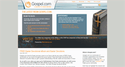 Desktop Screenshot of gospel.com