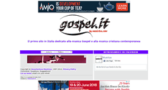Desktop Screenshot of gospel.it