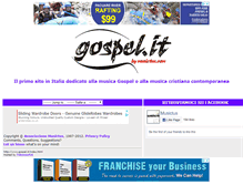 Tablet Screenshot of gospel.it