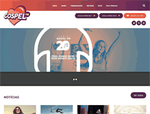 Tablet Screenshot of gospel.fm.br